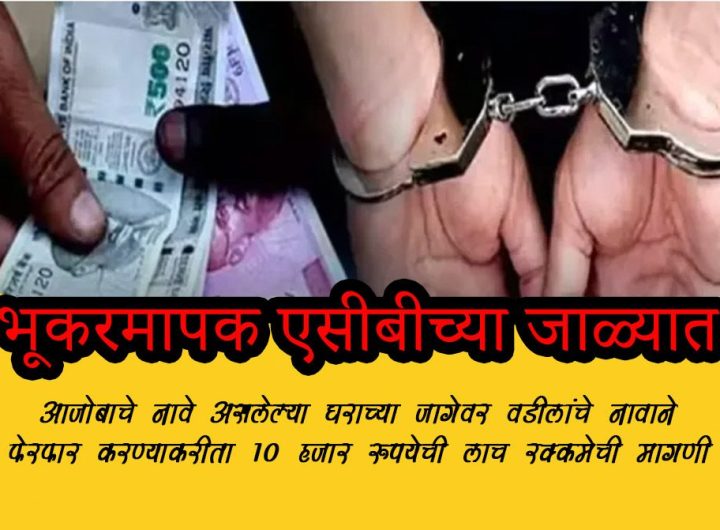 Nagbhid land surveyor caught in ACB trap.